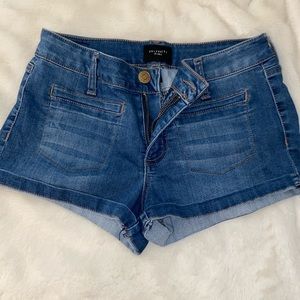 Denim shorts
